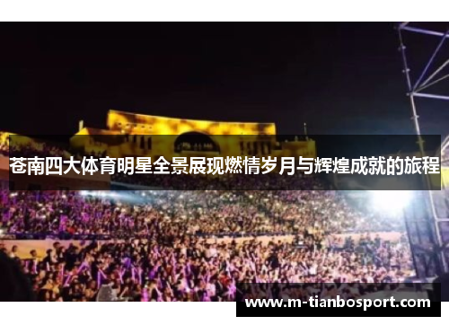 苍南四大体育明星全景展现燃情岁月与辉煌成就的旅程